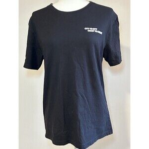 City to City Coast to Coast Denim & Flower Black Tee Ricky Singh Men’s Medium